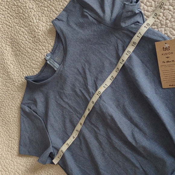 NWT Albion Size Small Tie Knot Waist Short Sleeve Top - Picture 6 of 14